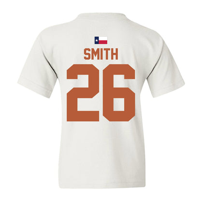 Texas - NCAA Football : TyAnthony Smith - Hook 'Em Youth T-Shirt-3