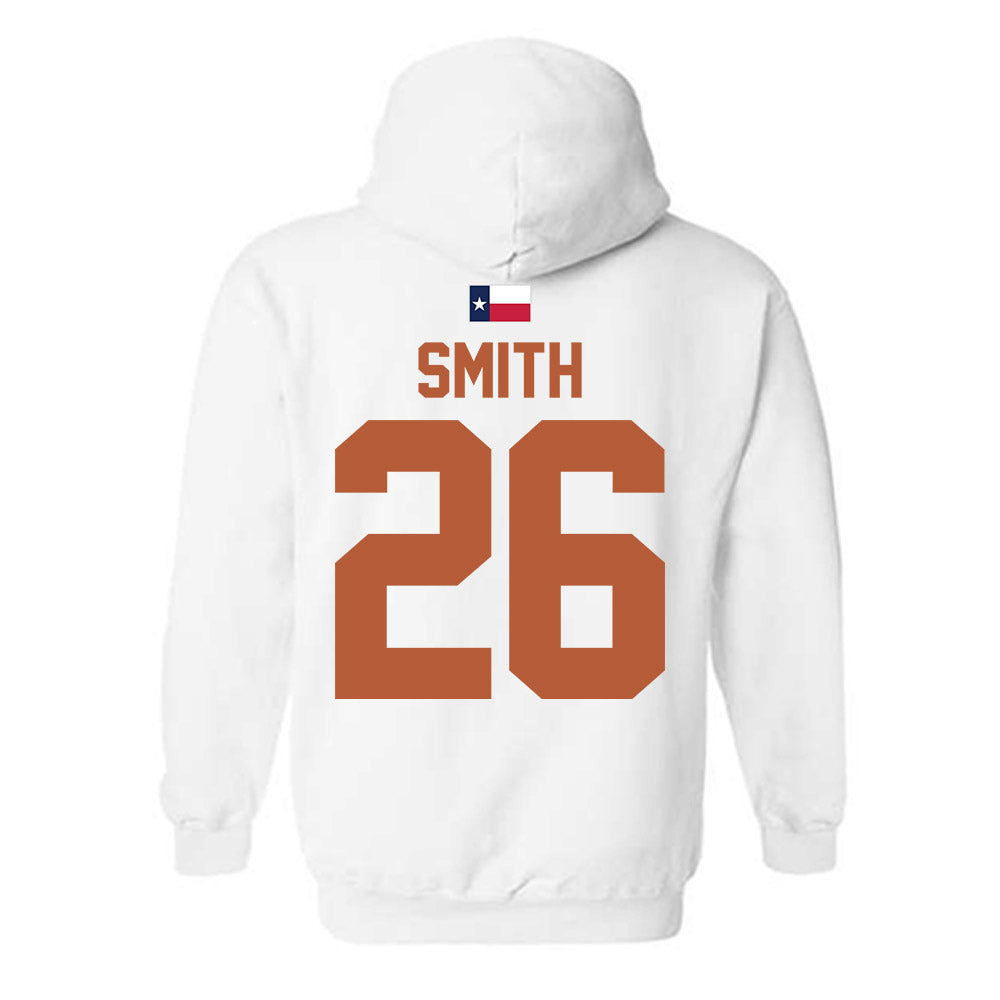 Texas - NCAA Football : TyAnthony Smith - Hook 'Em Hooded Sweatshirt-1