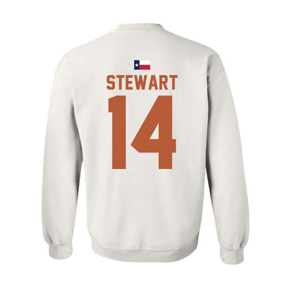 Texas - NCAA Football : Christopher Stewart - Hook 'Em Crewneck Sweatshirt-1