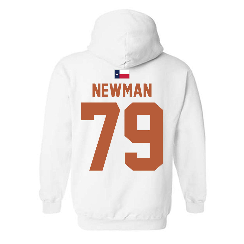 Texas - NCAA Football : Jonte Newman - Hook 'Em Hooded Sweatshirt-1