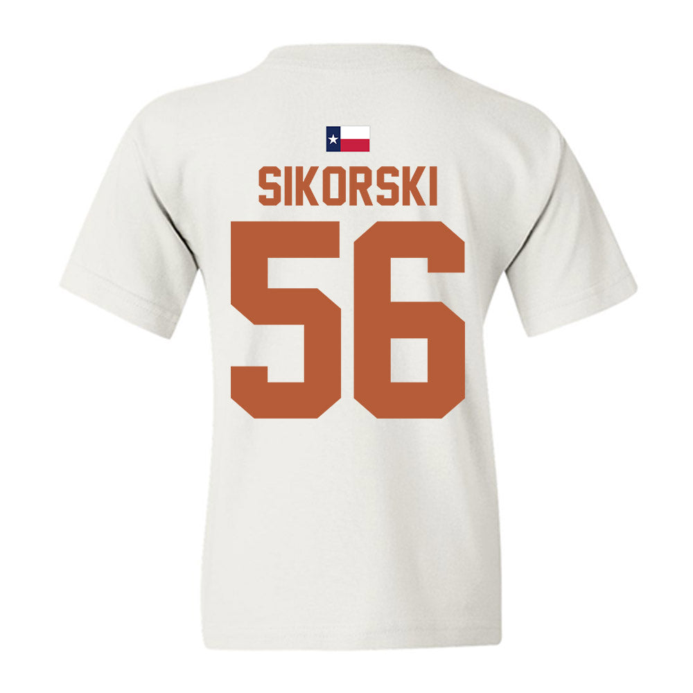 Texas - NCAA Football : Dylan Sikorski - Hook 'Em Youth T-Shirt-3