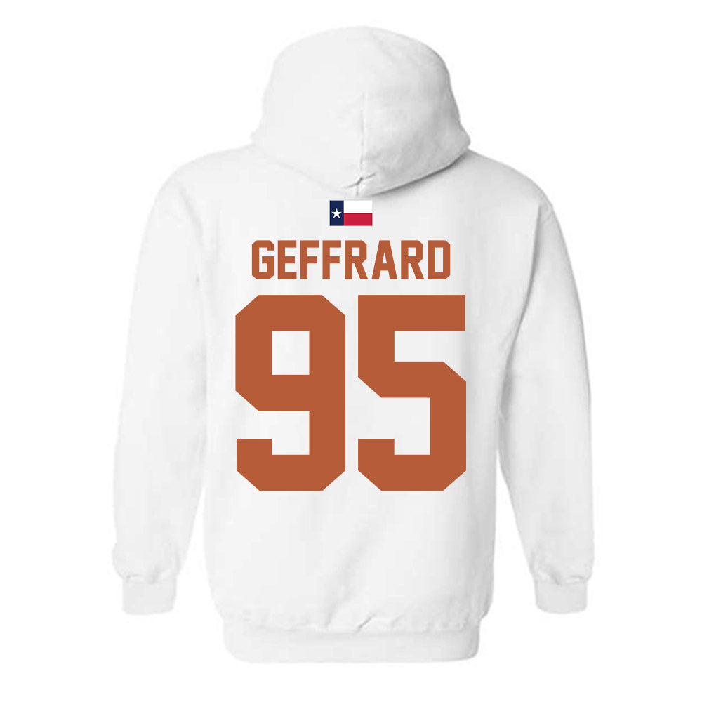 Texas - NCAA Football : Ian Geffrard - Hook 'Em Hooded Sweatshirt-1