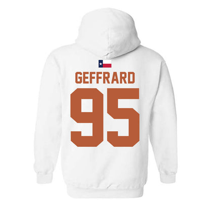 Texas - NCAA Football : Ian Geffrard - Hook 'Em Hooded Sweatshirt-1
