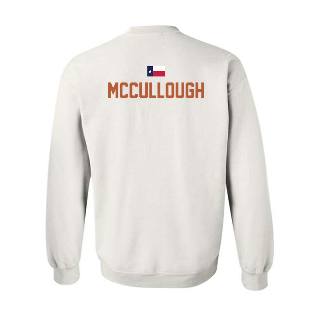 Texas - NCAA Men's Cross Country : Kai McCullough - Hook 'Em Crewneck Sweatshirt-1