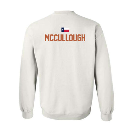 Texas - NCAA Men's Cross Country : Kai McCullough - Hook 'Em Crewneck Sweatshirt-1