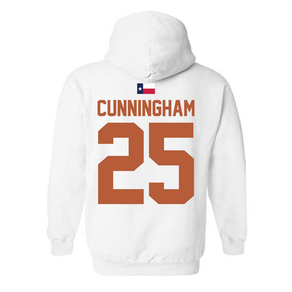 Texas - NCAA Women's Basketball : Breya Cunningham - Hook 'Em Hooded Sweatshirt-1