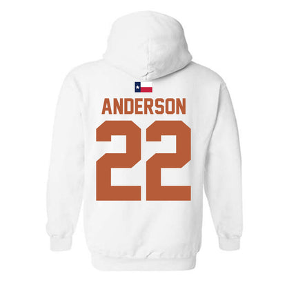 Texas - NCAA Women's Volleyball : Henley Anderson - Hook 'Em Hooded Sweatshirt-1