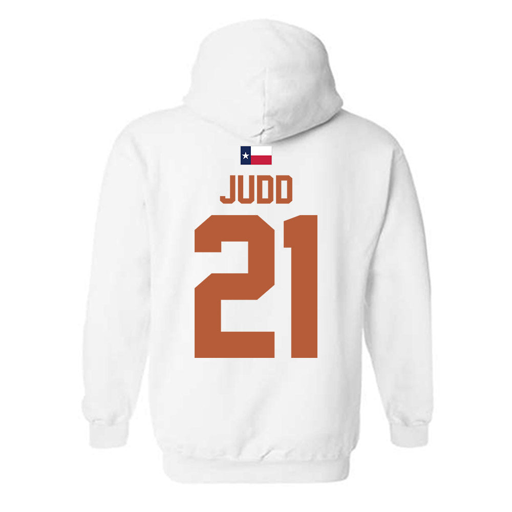 Texas - NCAA Women's Basketball : Ashton Judd - Hook 'Em Hooded Sweatshirt-1