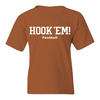 Texas - NCAA Football : James Johnson - Hook 'Em Youth T-Shirt-0