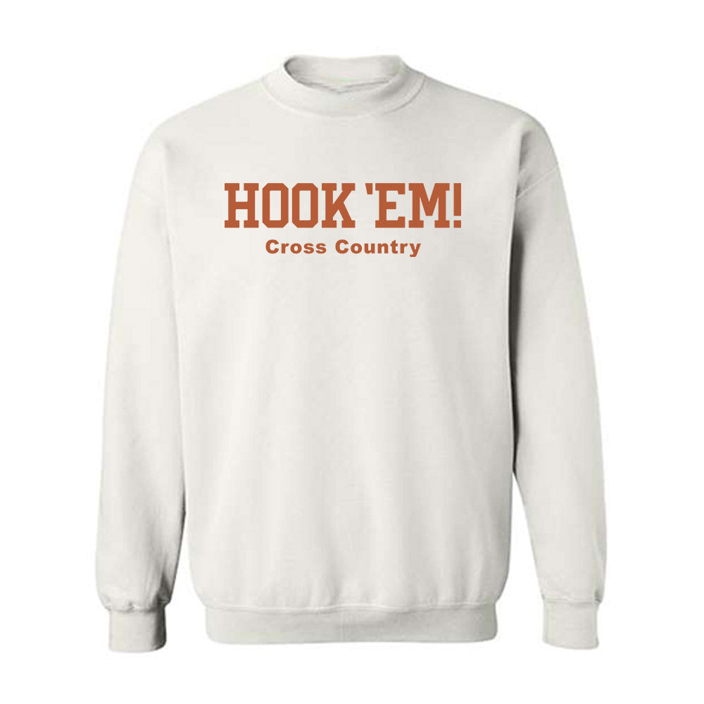Texas - NCAA Men's Cross Country : Kai McCullough - Hook 'Em Crewneck Sweatshirt-0
