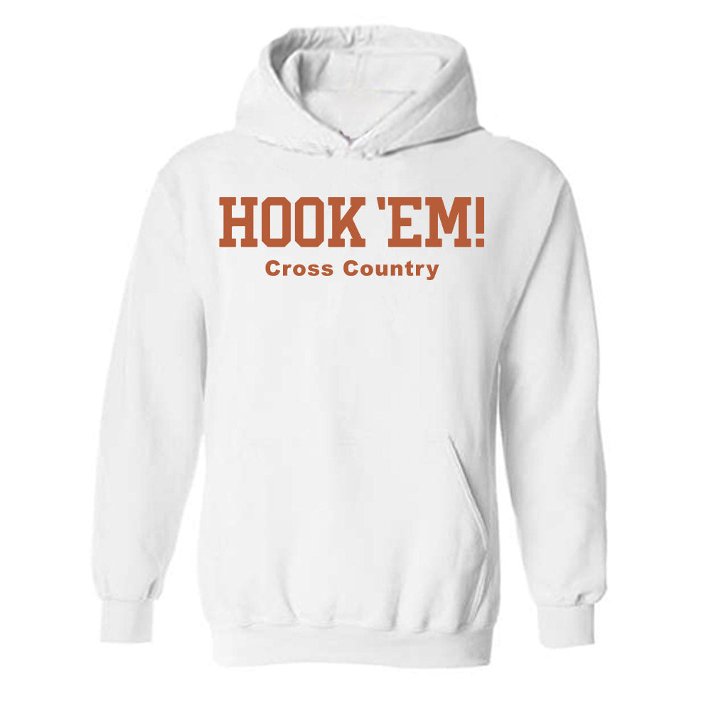 Texas - NCAA Men's Cross Country : Kai McCullough - Hook 'Em Hooded Sweatshirt-0