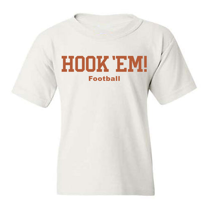Texas - NCAA Football : James Johnson - Hook 'Em Youth T-Shirt-1