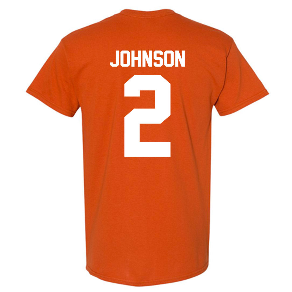 Texas - NCAA Men's Basketball : Isaiah Johnson - Classic Shersey T-Shirt-3