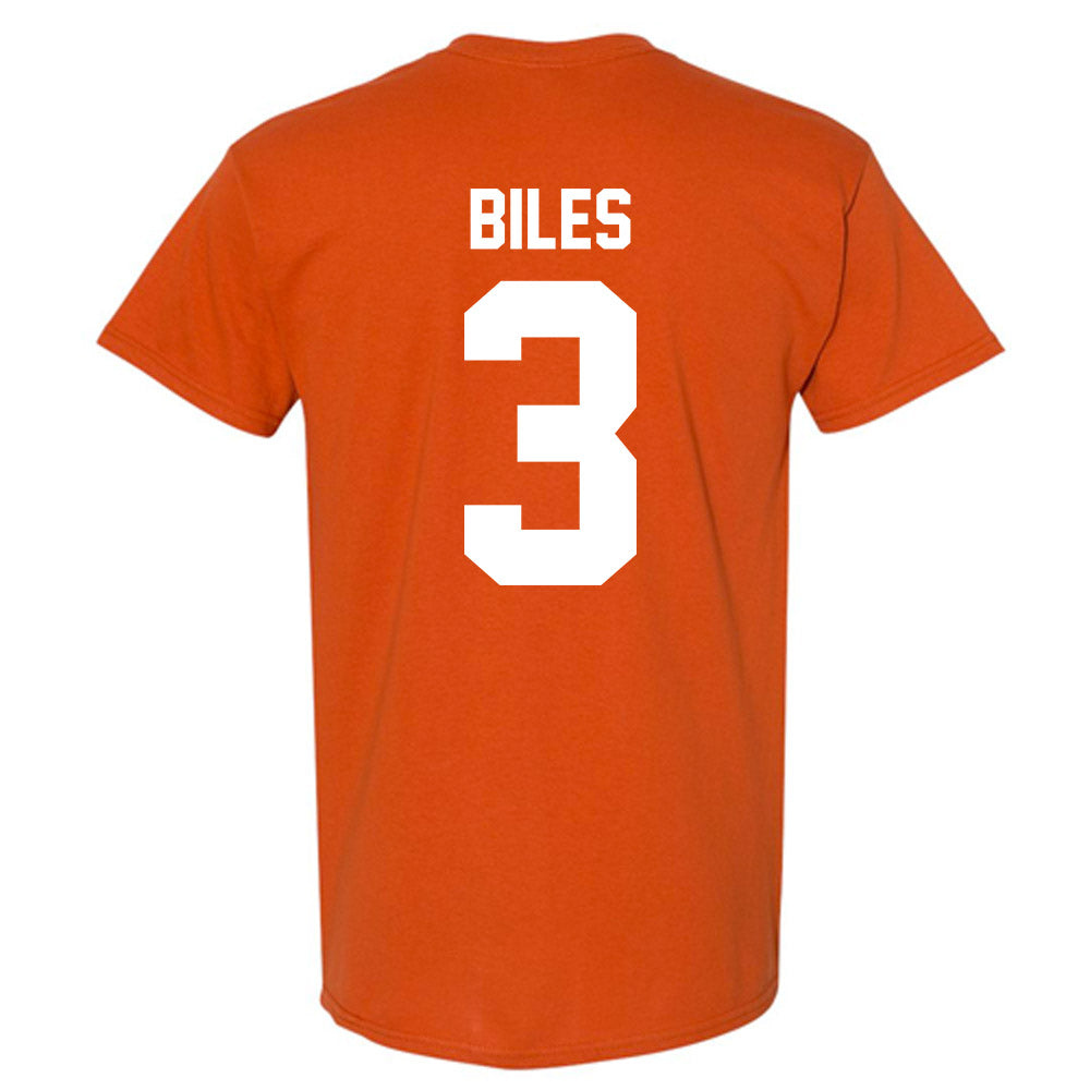 Texas - NCAA Football : Rasheem Biles - Classic Shersey T-Shirt-3