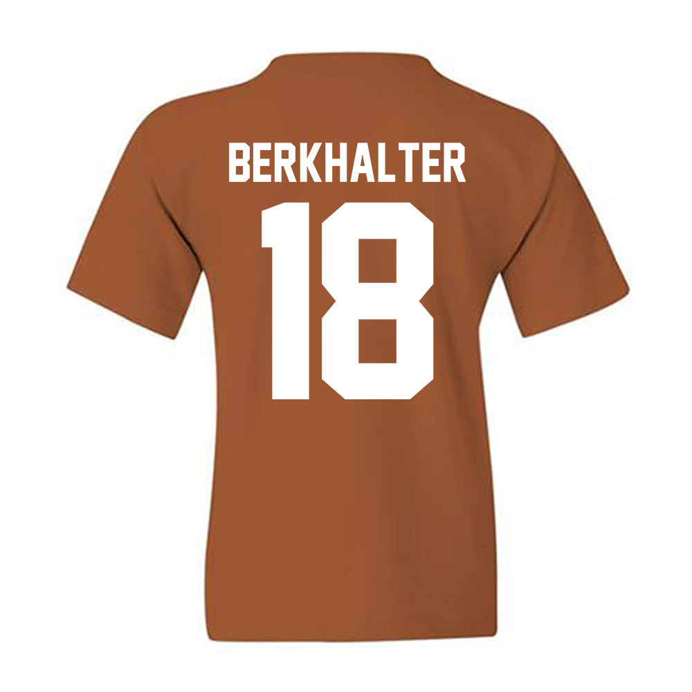 Texas - NCAA Football : Sterling Berkhalter - Classic Shersey Youth T-Shirt-3