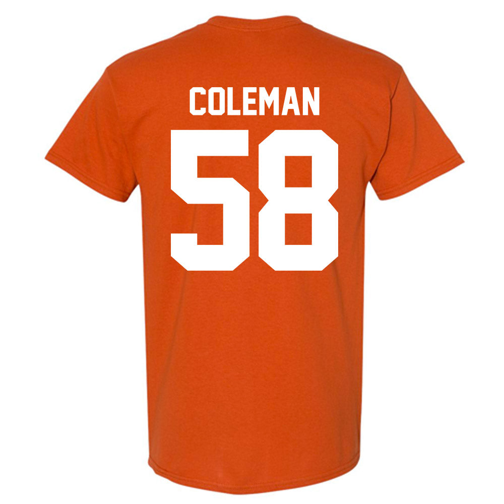 Texas - NCAA Football : Devin Coleman - Classic Shersey T-Shirt-3