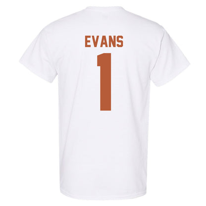 Texas - NCAA Men's Basketball : Amari Evans - Classic Shersey T-Shirt-2