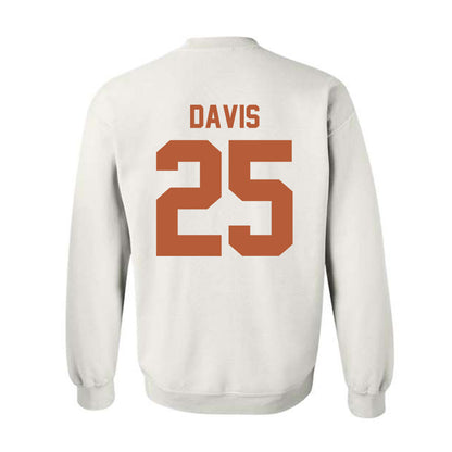 Texas - NCAA Football : Toray Davis - Classic Shersey Crewneck Sweatshirt-1