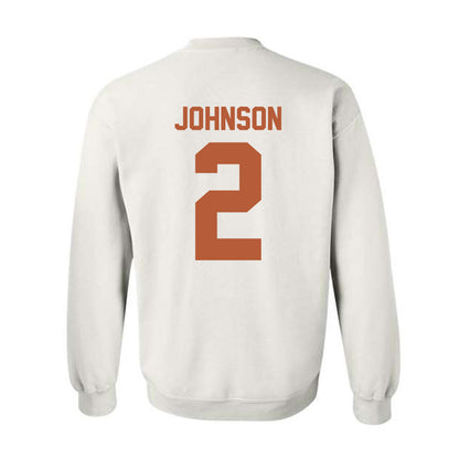 Texas - NCAA Men's Basketball : Isaiah Johnson - Classic Shersey Crewneck Sweatshirt-1