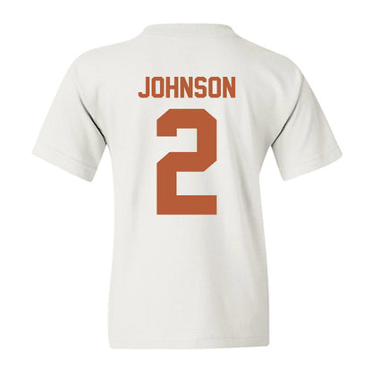 Texas - NCAA Men's Basketball : Isaiah Johnson - Classic Shersey Youth T-Shirt-2