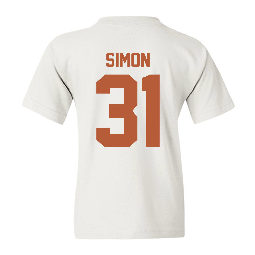 Texas - NCAA Football : James Simon - Classic Shersey Youth T-Shirt-2