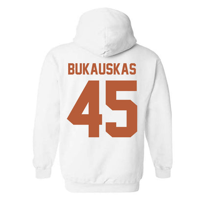 Texas - NCAA Football : Mikey Bukauskas - Classic Shersey Hooded Sweatshirt-1
