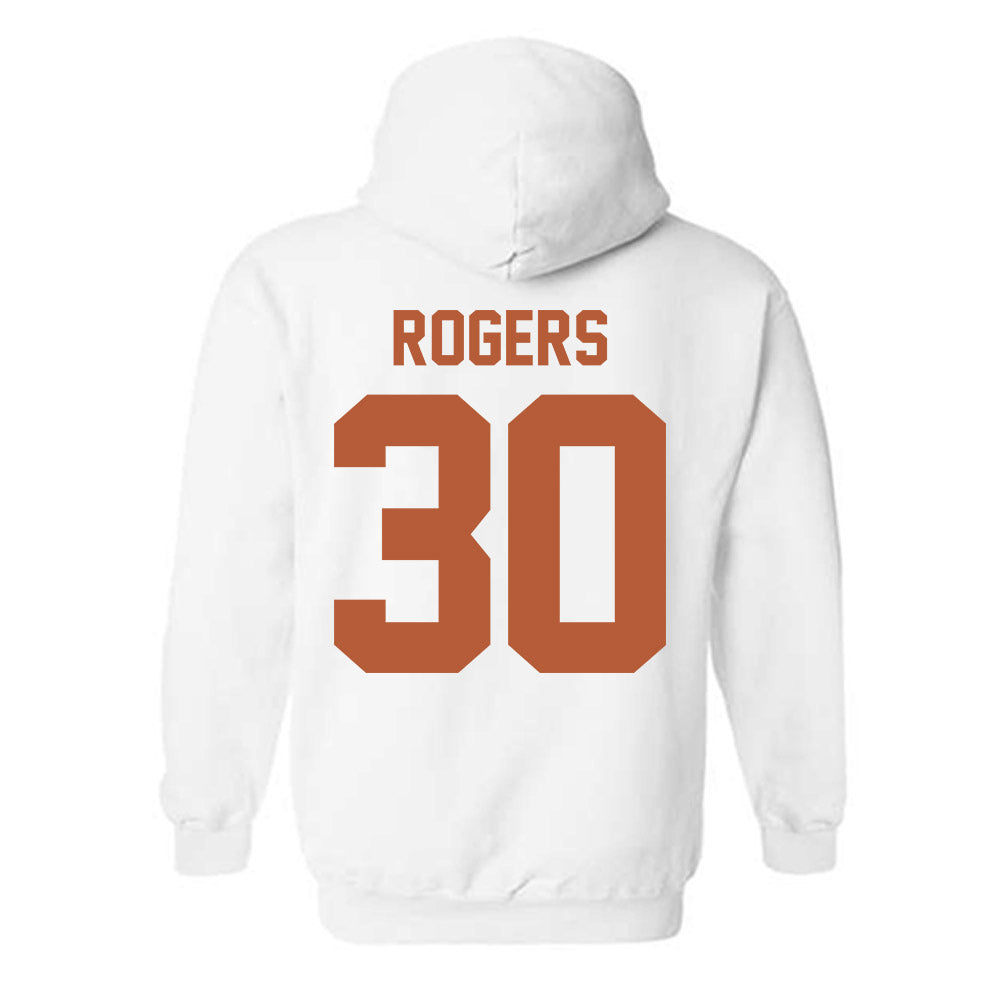 Texas - NCAA Baseball : Kaleb Rogers - Classic Shersey Hooded Sweatshirt-1