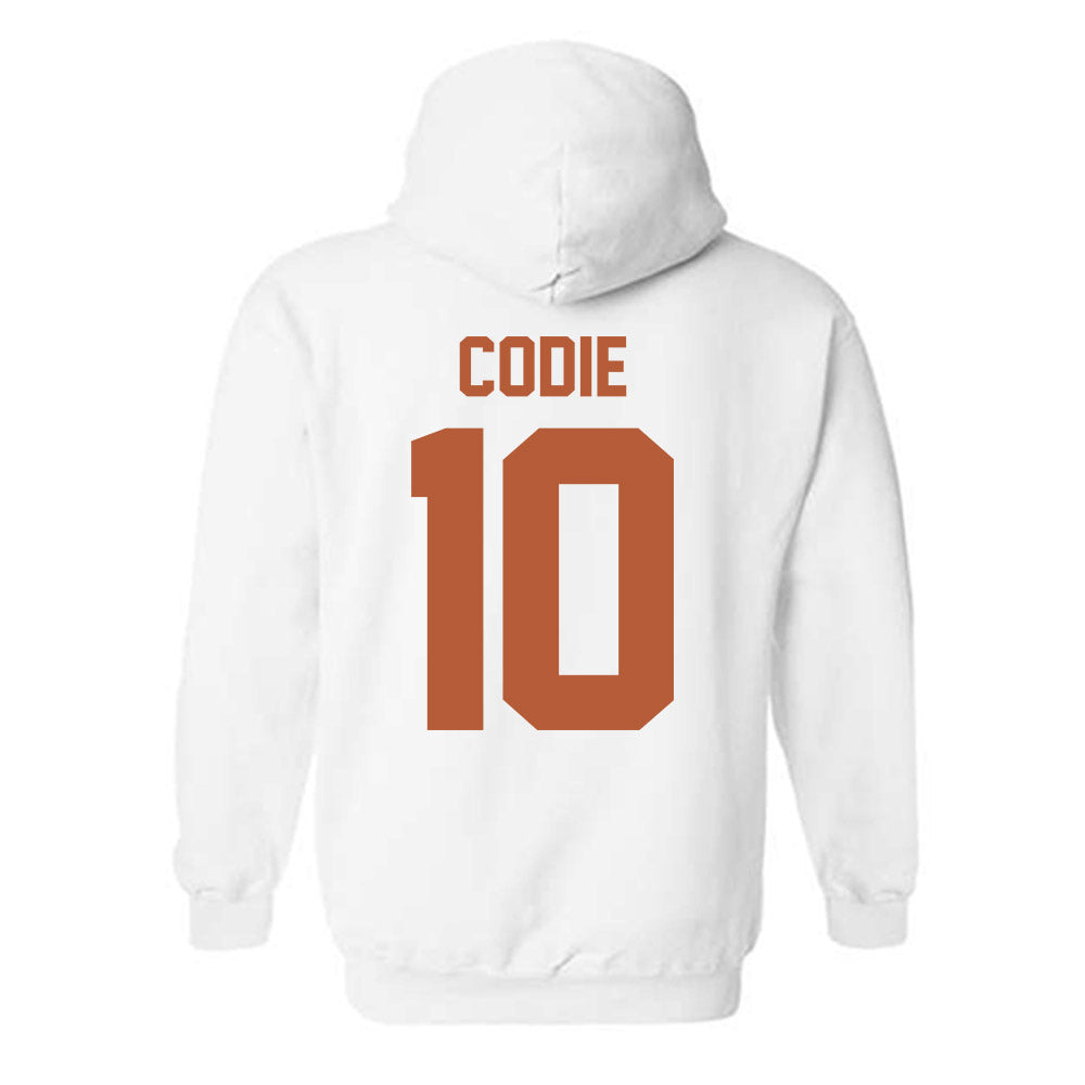 Texas - NCAA Men's Basketball : nicolas codie - Classic Shersey Hooded Sweatshirt-1