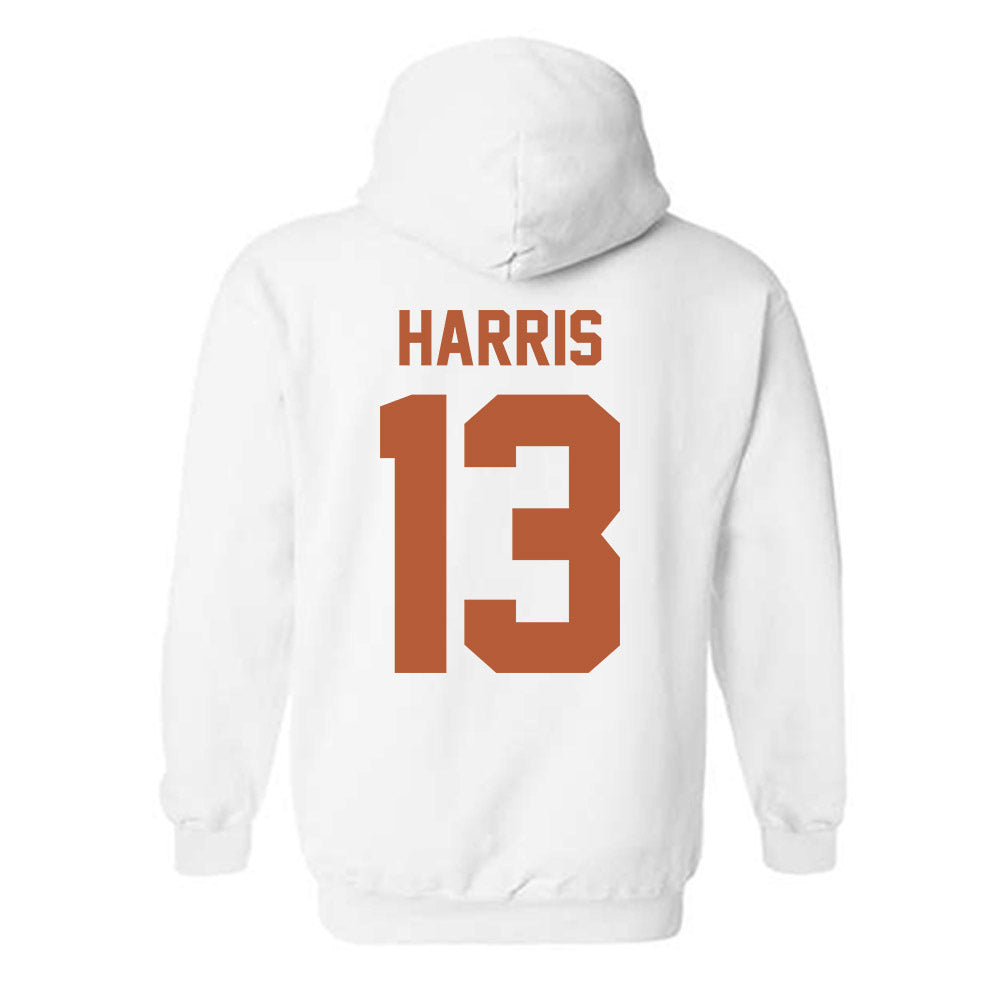 Texas - NCAA Women's Volleyball : Genevieve Harris - Classic Shersey Hooded Sweatshirt-1