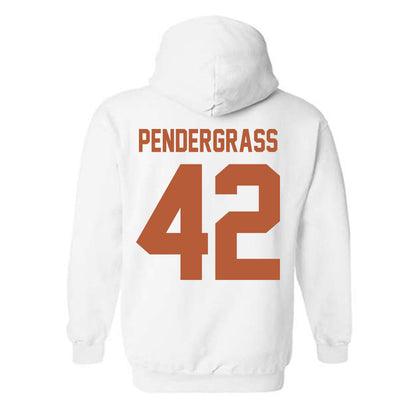 Texas - NCAA Baseball : Dariyan Pendergrass - Classic Shersey Hooded Sweatshirt-1