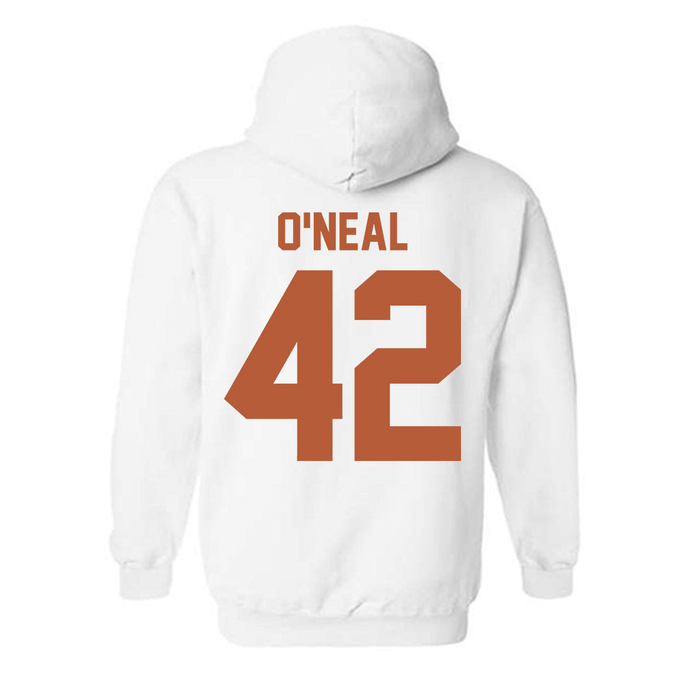 Texas - NCAA Football : Trott O'Neal - Classic Shersey Hooded Sweatshirt-1