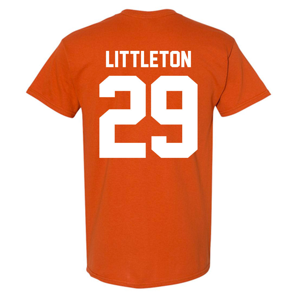 Texas - NCAA Football : Graceson Littleton - Classic Shersey T-Shirt-2