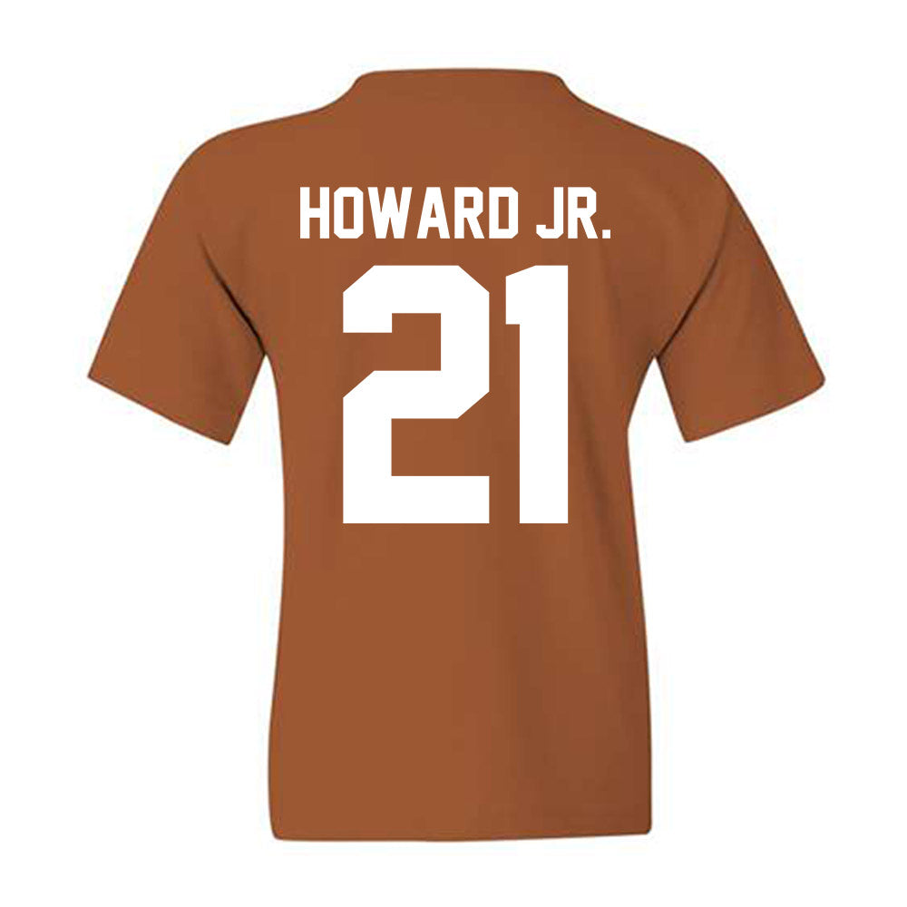 Texas - NCAA Football : Hayward Howard Jr. - Classic Shersey Youth T-Shirt-2