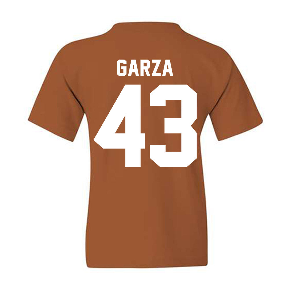 Texas - NCAA Football : Eric Garza - Classic Shersey Youth T-Shirt-1