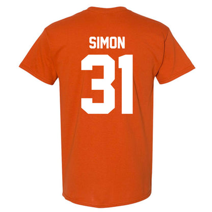 Texas - NCAA Football : James Simon - Classic Shersey T-Shirt-2