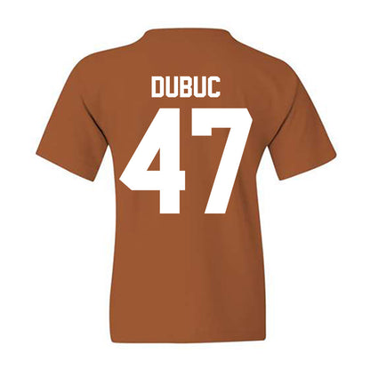 Texas - NCAA Football : Trey Dubuc - Classic Shersey Youth T-Shirt-2