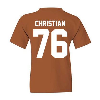 Texas - NCAA Football : Jackson Christian - Classic Shersey Youth T-Shirt-1