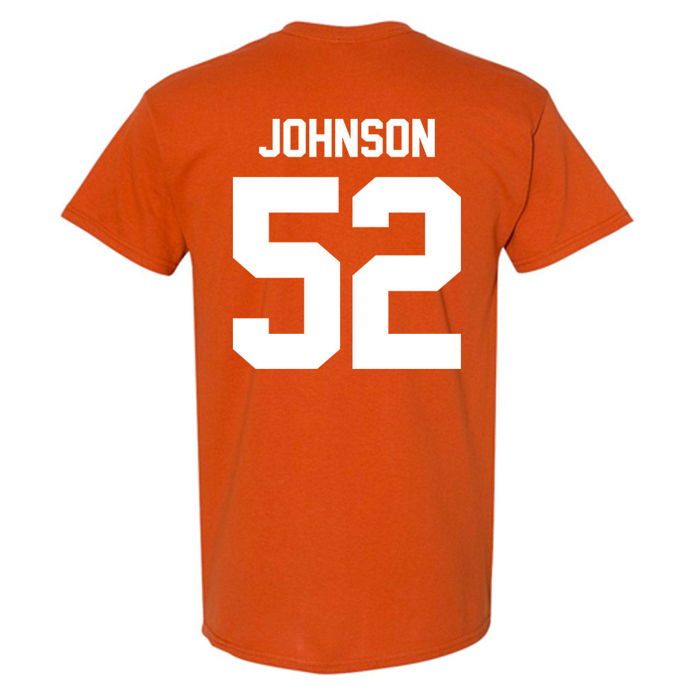 Texas - NCAA Football : James Johnson - Classic Shersey T-Shirt-2