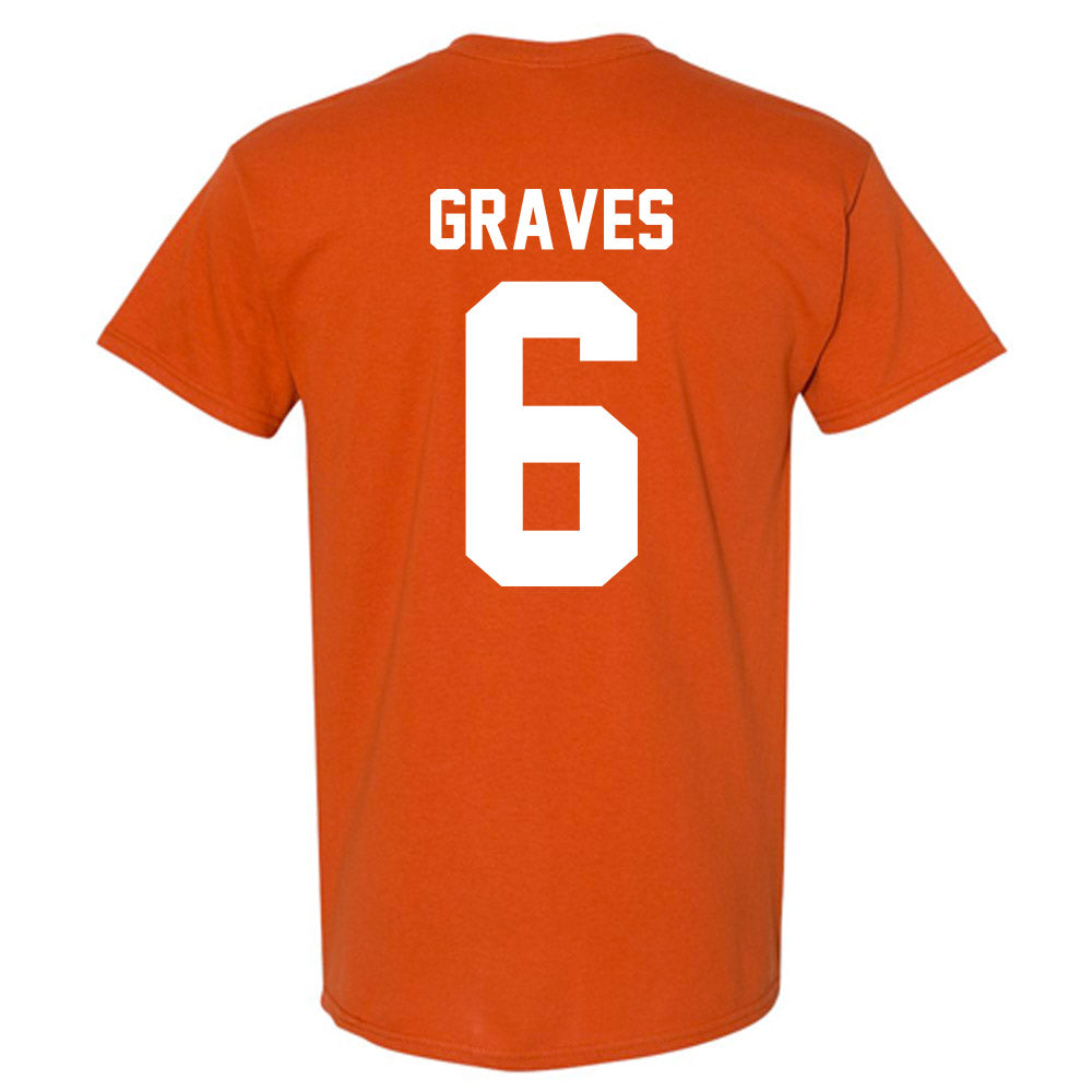 Texas - NCAA Women's Basketball : Sarah Graves - Classic Shersey T-Shirt-2