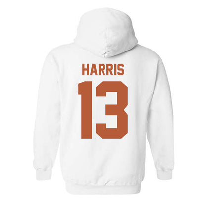 Texas - NCAA Women's Volleyball : Genevieve Harris - Classic Shersey Hooded Sweatshirt-1