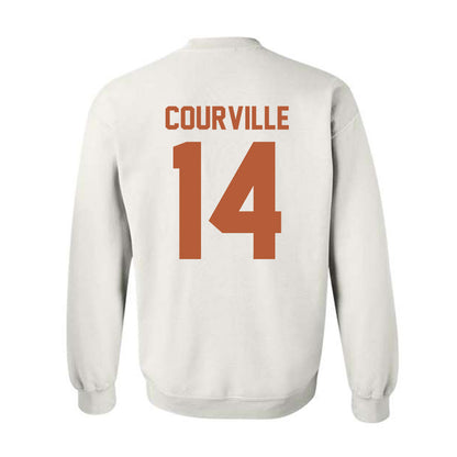 Texas - NCAA Baseball : Presley Courville - Classic Shersey Crewneck Sweatshirt-1