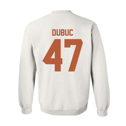 Texas - NCAA Football : Trey Dubuc - Classic Shersey Crewneck Sweatshirt-1