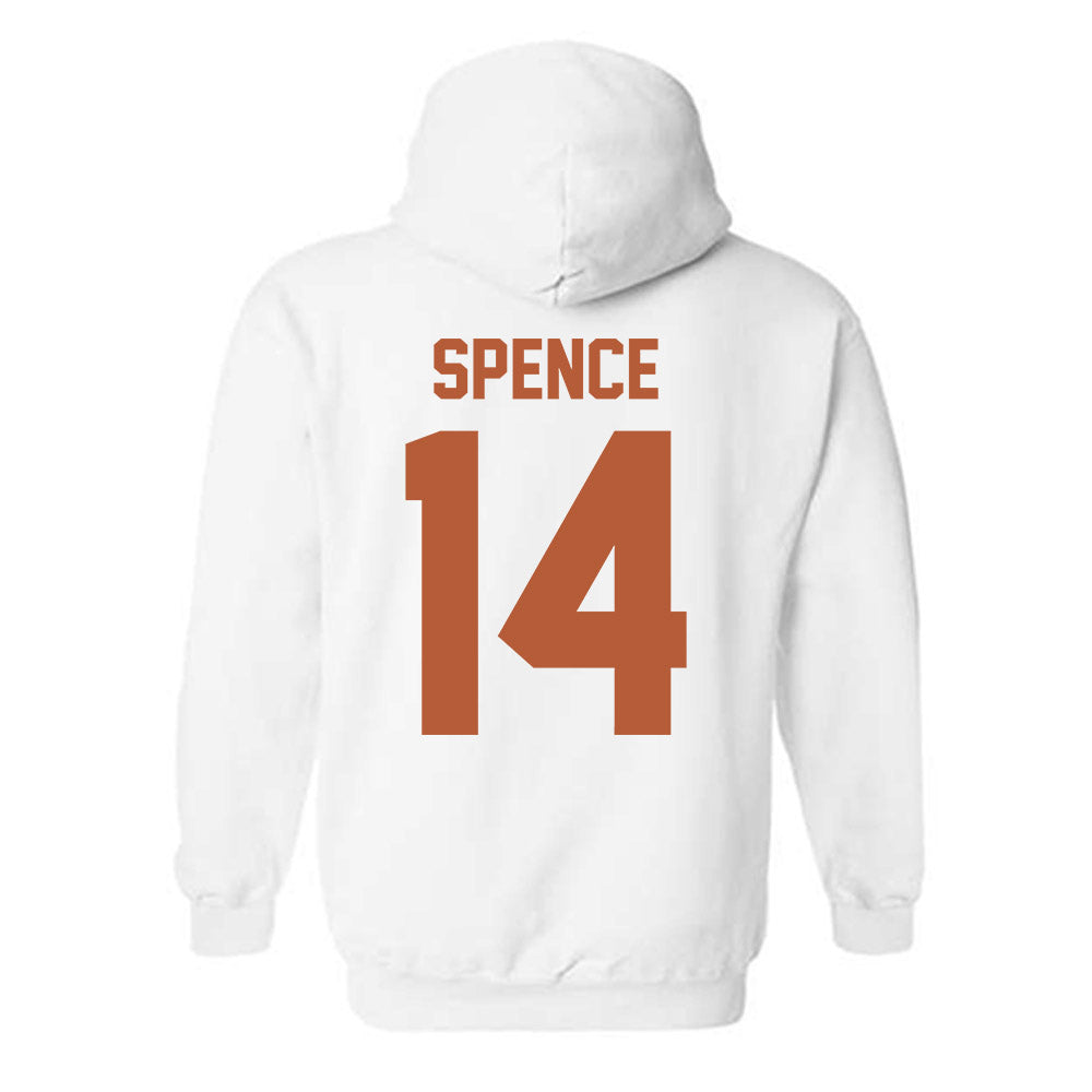 Texas - NCAA Football : Brad Spence - Classic Shersey Hooded Sweatshirt-1