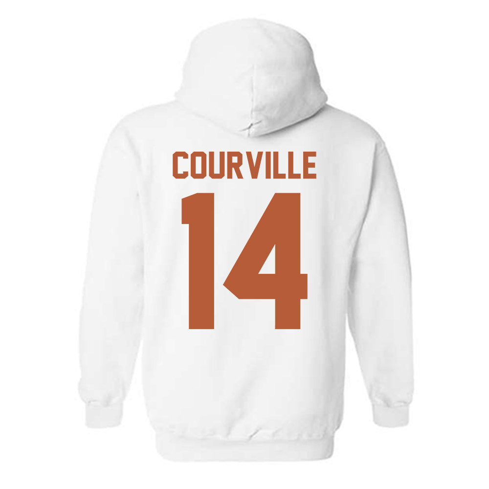 Texas - NCAA Baseball : Presley Courville - Classic Shersey Hooded Sweatshirt-1