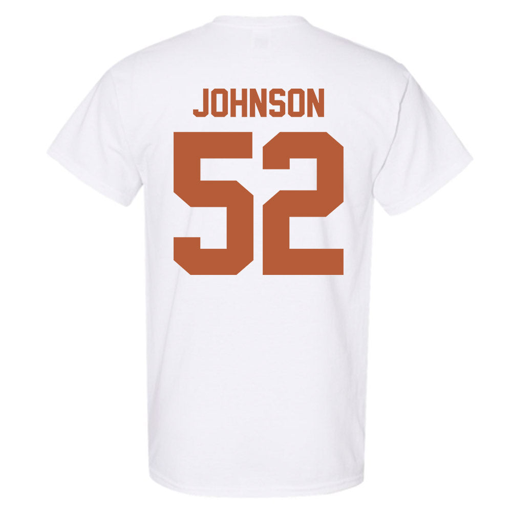Texas - NCAA Football : James Johnson - Classic Shersey T-Shirt-3