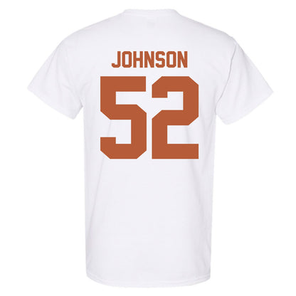 Texas - NCAA Football : James Johnson - Classic Shersey T-Shirt-3