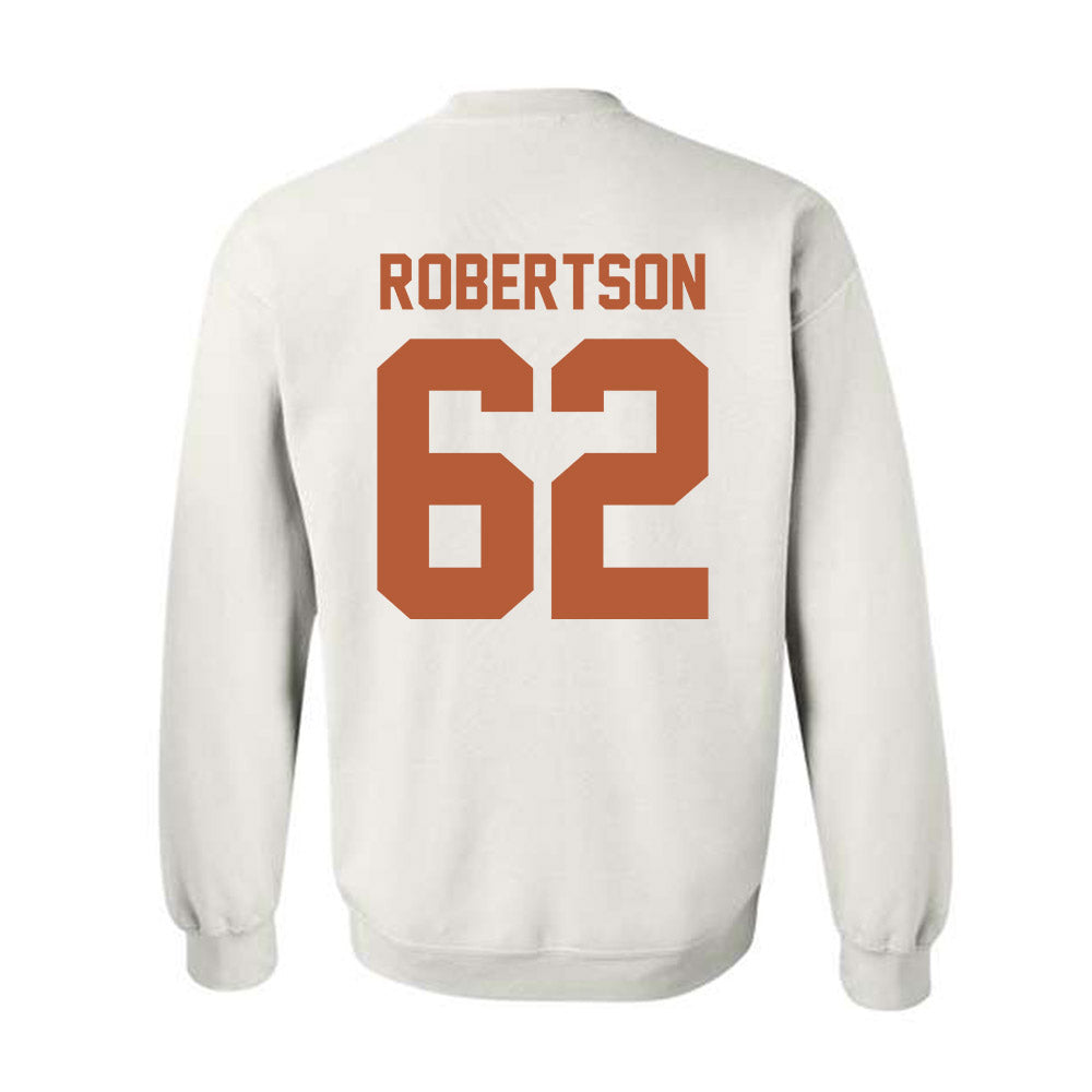 Texas - NCAA Football : Connor Robertson - Classic Shersey Crewneck Sweatshirt-1