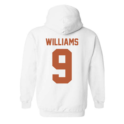 Texas - NCAA Football : Jonah Williams - Classic Shersey Hooded Sweatshirt-1