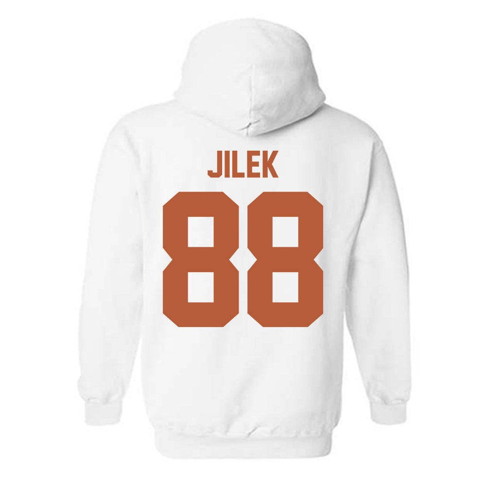 Texas - NCAA Football : Charlie Jilek - Classic Shersey Hooded Sweatshirt-1