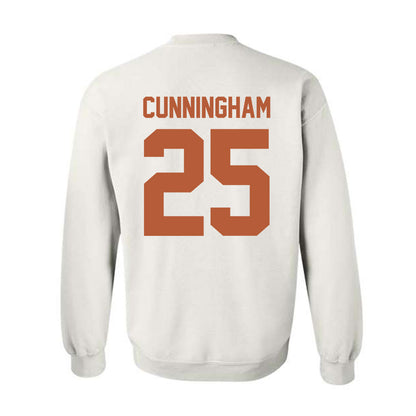 Texas - NCAA Women's Basketball : Breya Cunningham - Classic Shersey Crewneck Sweatshirt-1